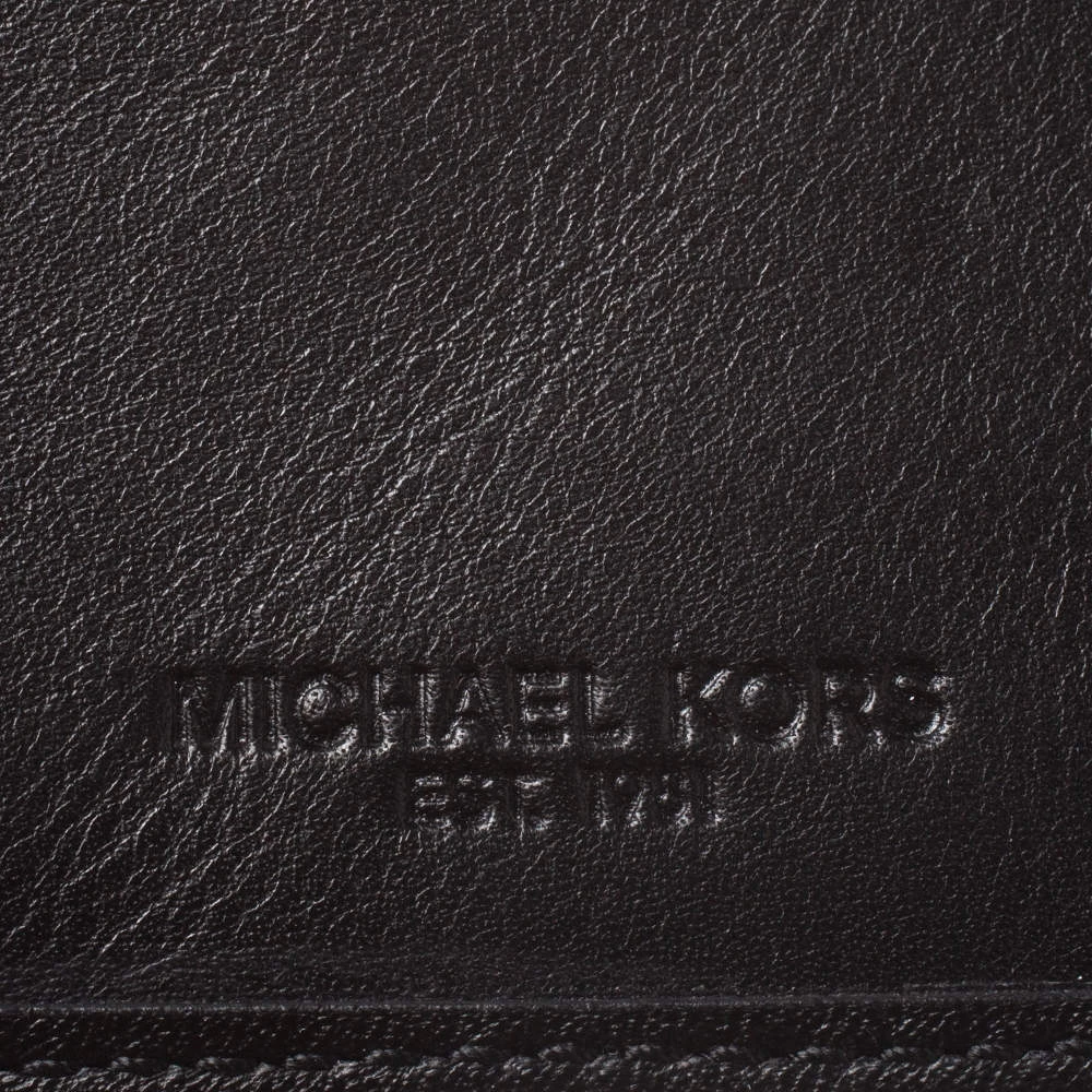 Michael Kors Black Canvas Bifold Wallet For Men - Image 7
