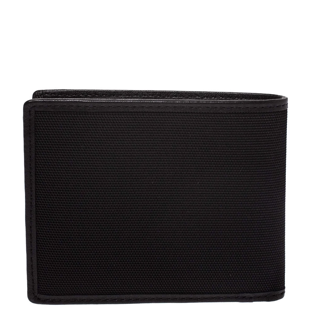 Michael Kors Black Canvas Bifold Wallet For Men - Image 4