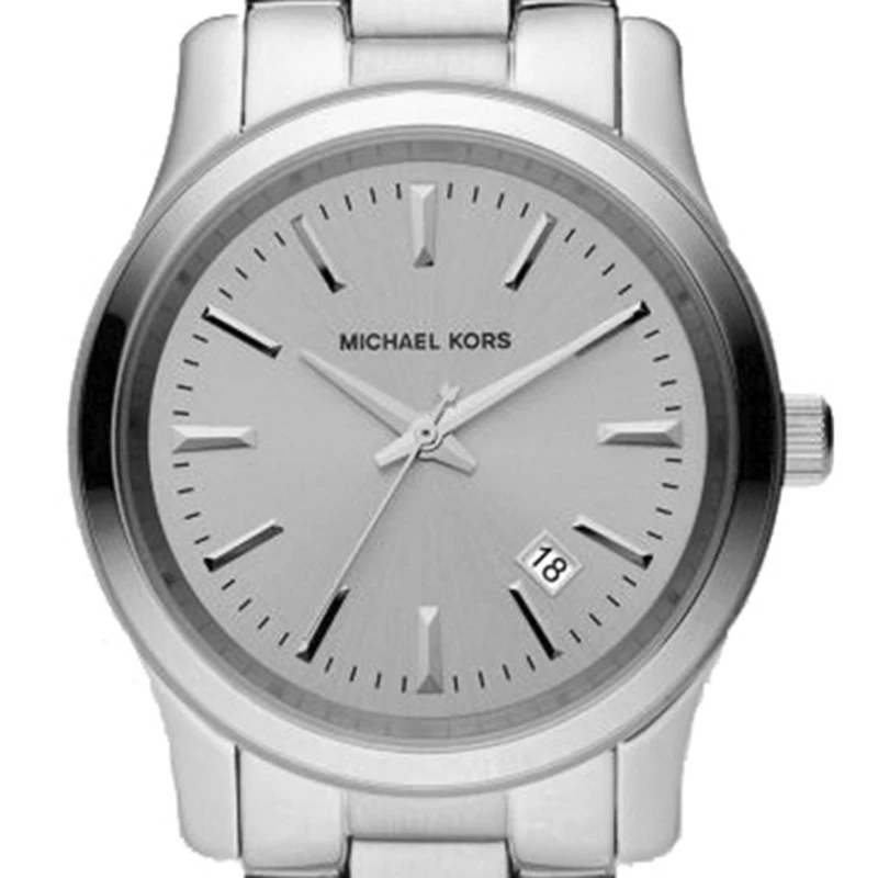Michael Kors Silver Stainless Steel Runway MK6332 Men's Wristwatch 38MM For Men - Image 2