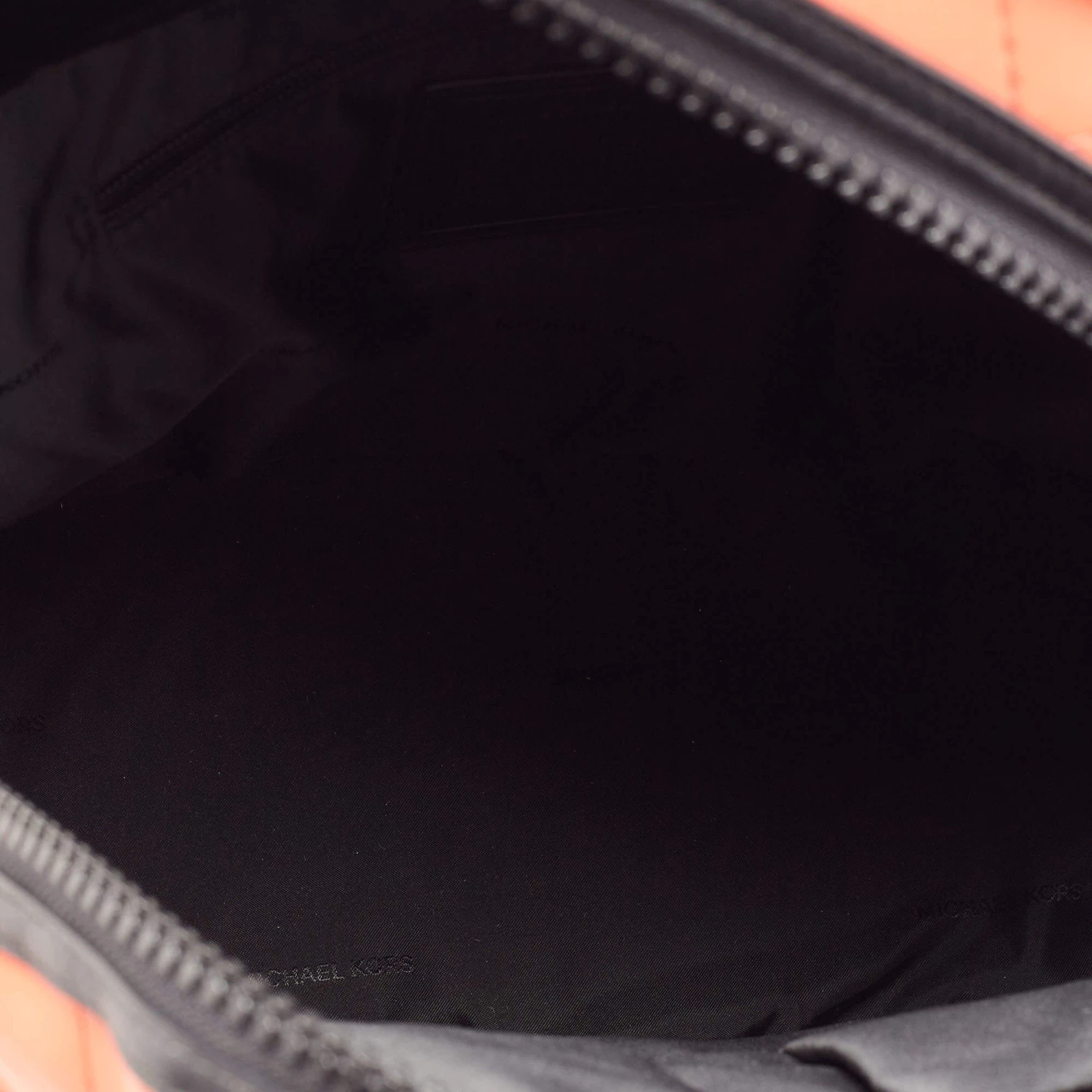 Michael Kors Orange/Black Quilted Neoprene And Leather Odin Backpack For Men - Image 7