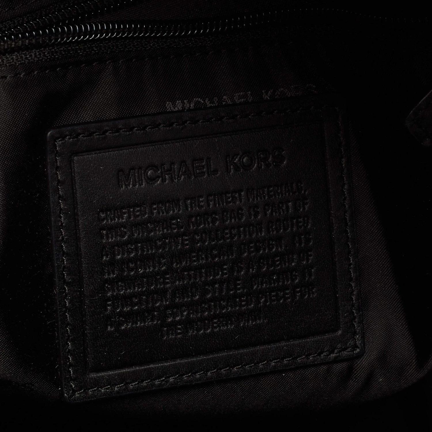 Michael Kors Orange/Black Quilted Neoprene And Leather Odin Backpack For Men - Image 8