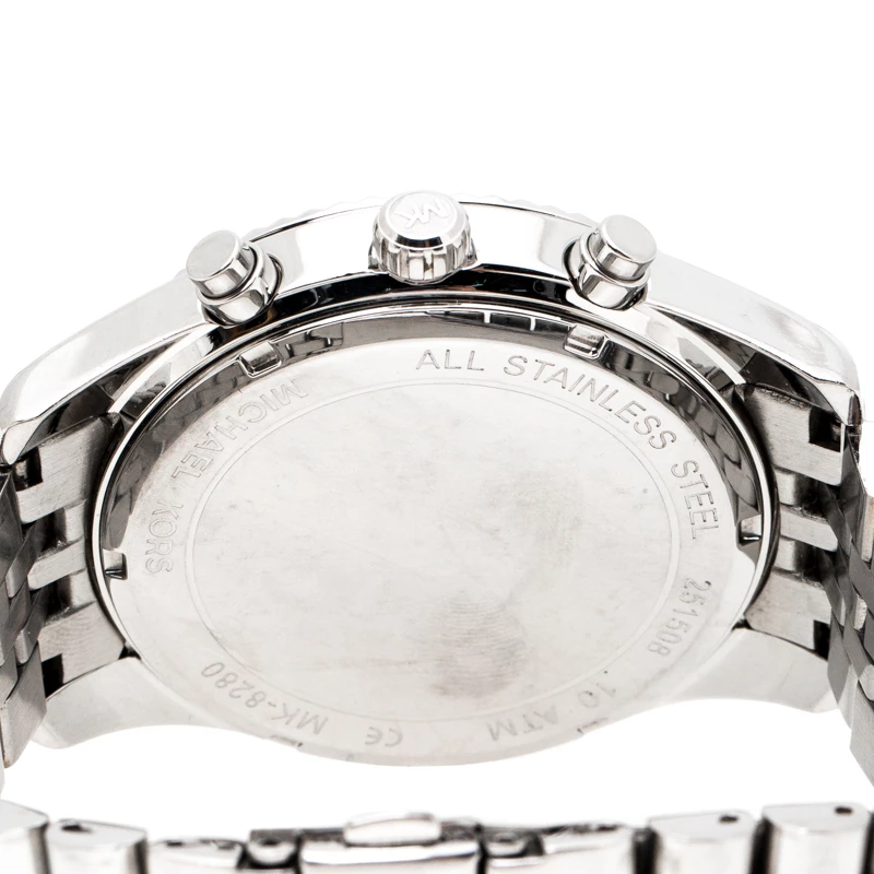 Michael Kors Navy Blue Stainless Steel Lexington MK8280 Men's Wristwatch 45 Mm For Men - Image 4