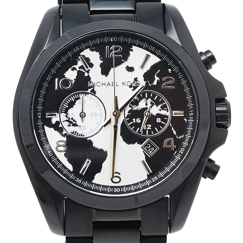 Michael Kors Black PVD Coated Stainless Steel Watch Hunger Stop MK6271 Unisex Wristwatch 40 Mm For Men - Image 3