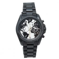 Michael Kors Black PVD Coated Stainless Steel Watch Hunger Stop MK6271 Unisex Wristwatch 40 Mm For Men