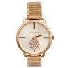 Michael Kors Champagne Rose Gold Plated Stainless Steel Portia MK3640 Women's Wristwatch 36 Mm For Women