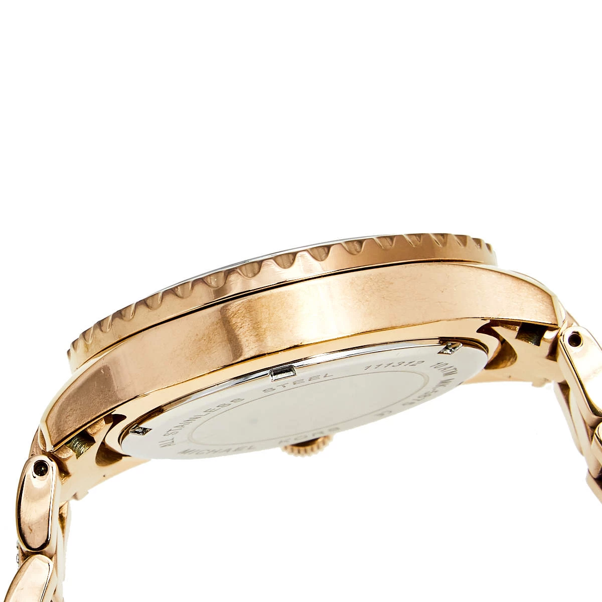 Michael Kors Black Rose Gold Plated Stainless Steel Everest MK5875 Women's Wristwatch 42 Mm For Men - Image 6