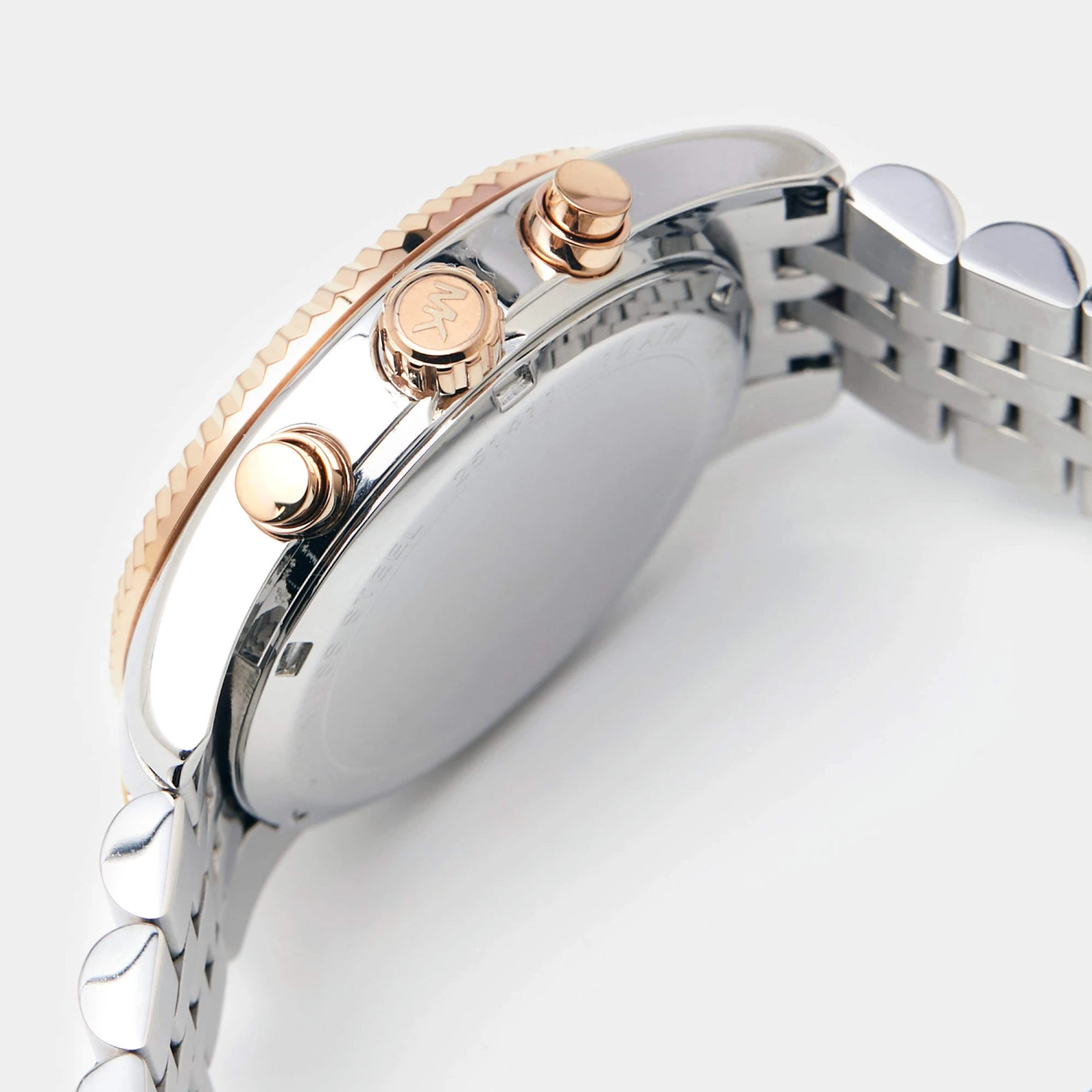 Michael Kors Silver Three-Tone Stainless Steel Lexington MK5735 Women's Wristwatch 38 Mm For Men - Image 7