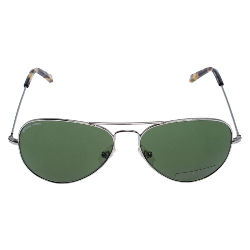Michael Michael Kors Green M2047S Jetset Aviator Sunglasses For Women - Image 2
