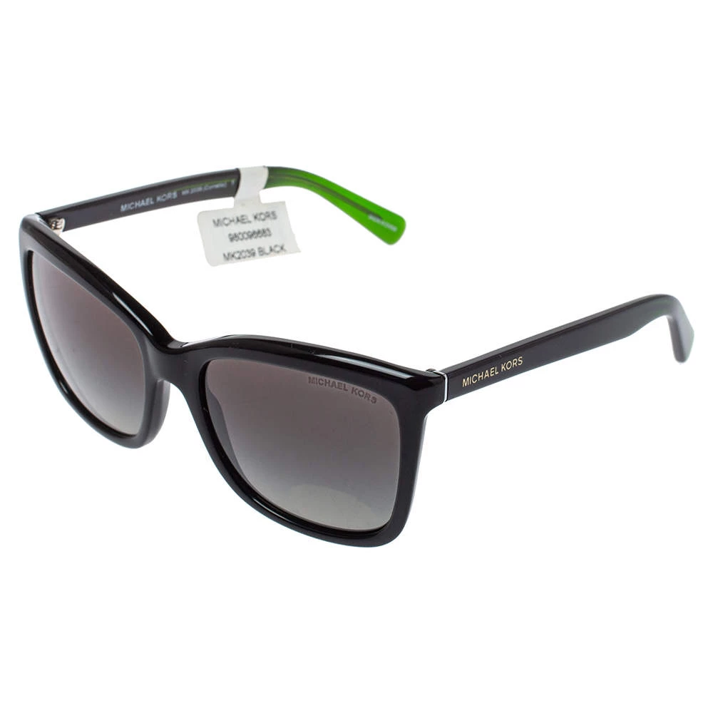 Michael Kors Black/Green MK 2039 Cornelia Wayfarer Sunglasses For Women - Image 3