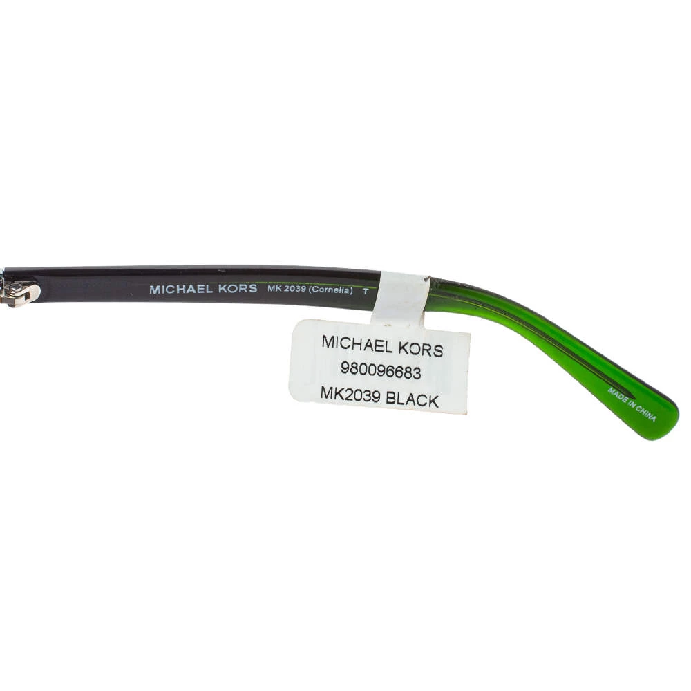 Michael Kors Black/Green MK 2039 Cornelia Wayfarer Sunglasses For Women - Image 5