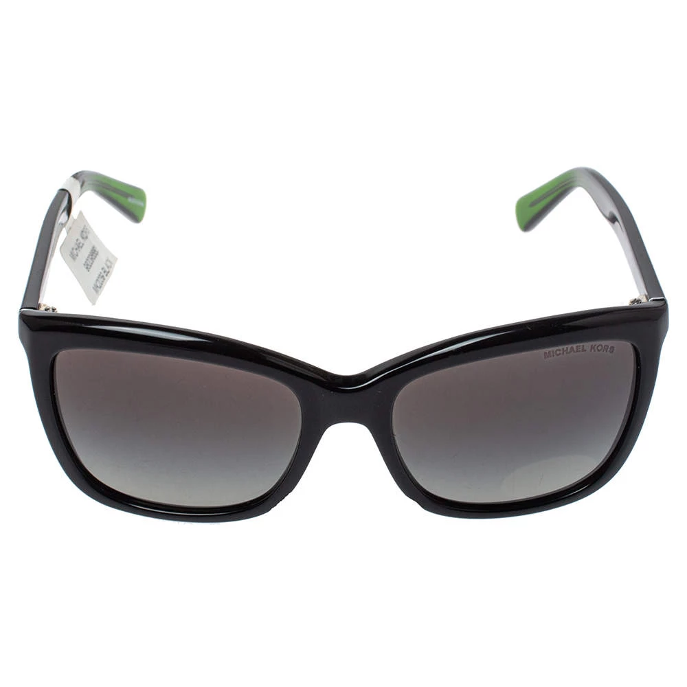 Michael Kors Black/Green MK 2039 Cornelia Wayfarer Sunglasses For Women - Image 2
