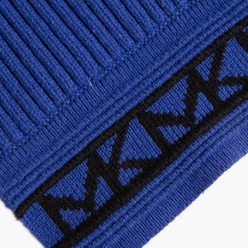 Michael Kors Blue Twilight Trim Scarf For Women - Image 2