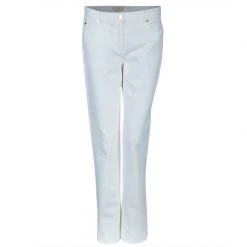 Michael Kors White Denim Flare Jeans L For Women