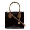 Michael Kors Black Patent Leather Mercer Tote For Women