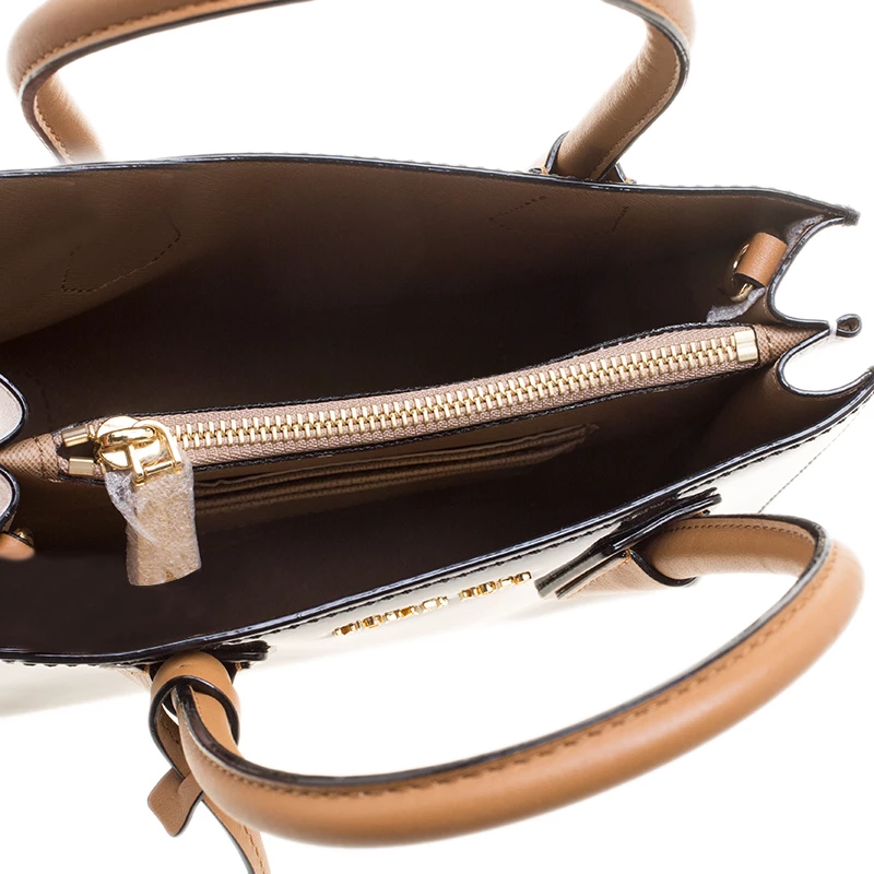 Michael Kors Black Patent Leather Mercer Tote For Women - Image 7