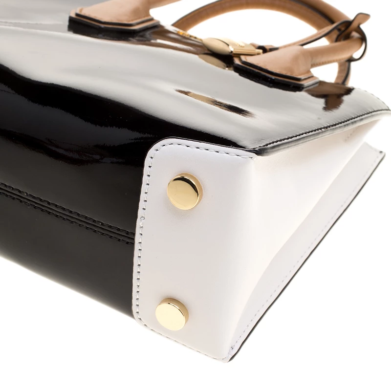 Michael Kors Black Patent Leather Mercer Tote For Women - Image 11