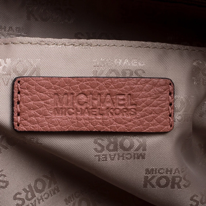 Michael Kors Antique Rose Leather Large Sandrine Satchel For Women - Image 8