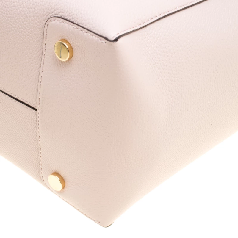 Michael Kors Soft Pink Leather Large Mercer Satchel For Women - Image 11