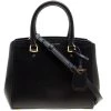 Michael Kors Black Leather Medium Benning Satchel For Women