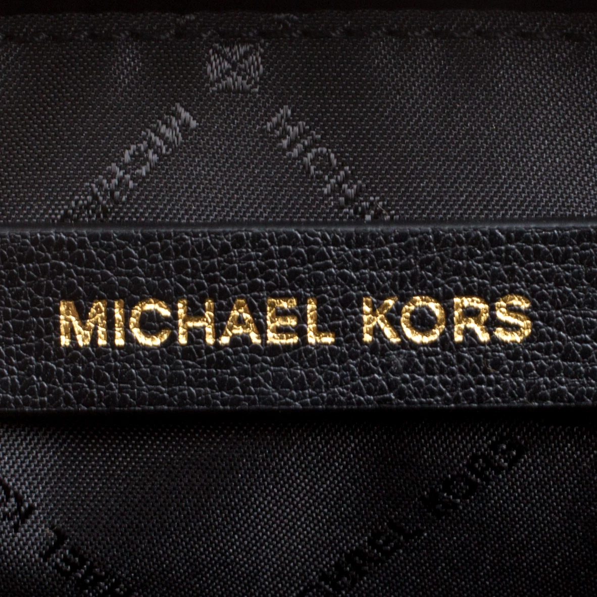 Michael Kors Black Leather Small Ellis Studded Top Handle Bag For Women - Image 8