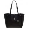 Michael Kors Black Leather Large Cassie Tote For Women