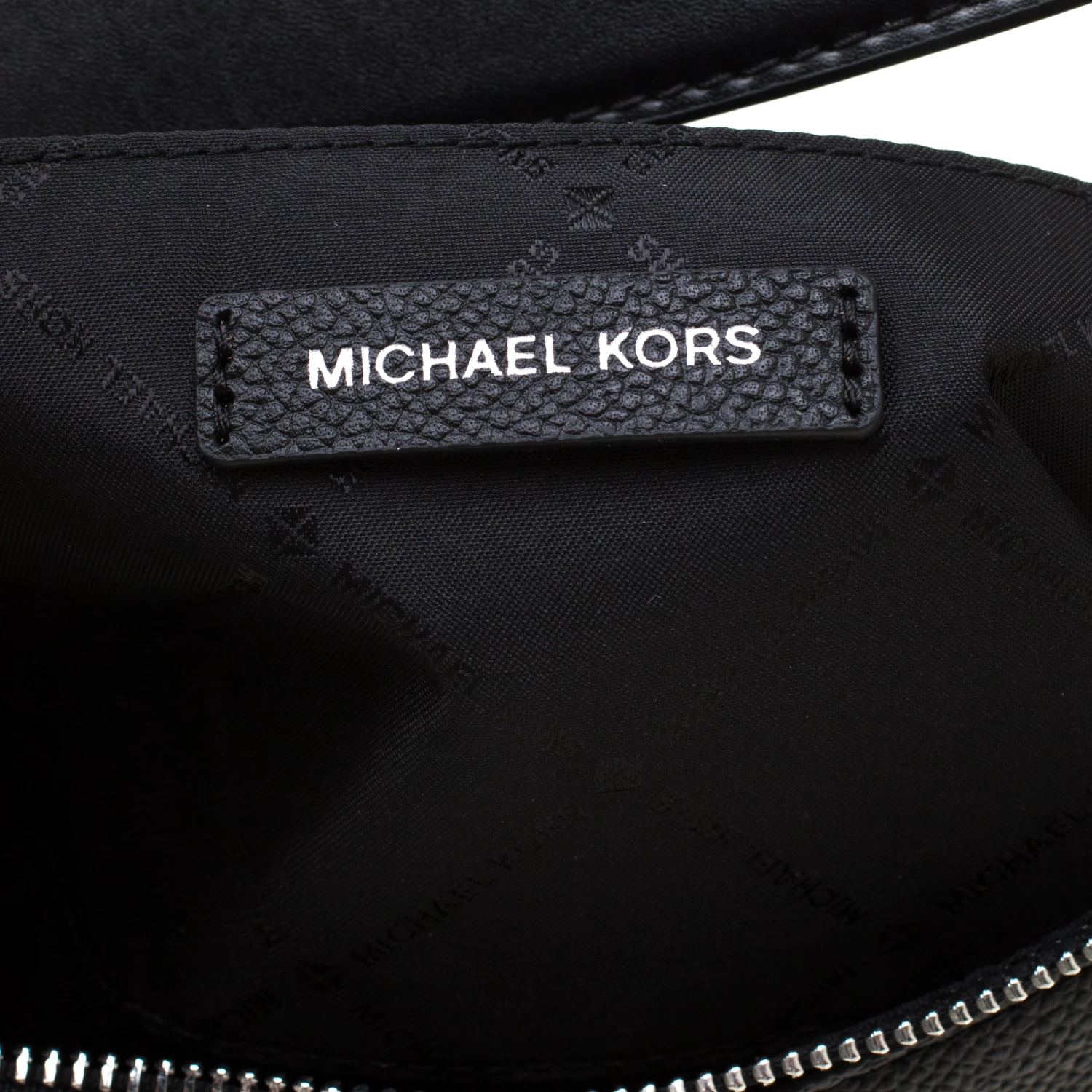 Michael Kors Black Leather Medium Cassie Hobo For Women - Image 9