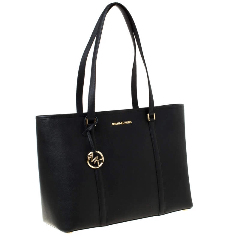 Michael Kors Black Leather Sady Tote For Women - Image 3