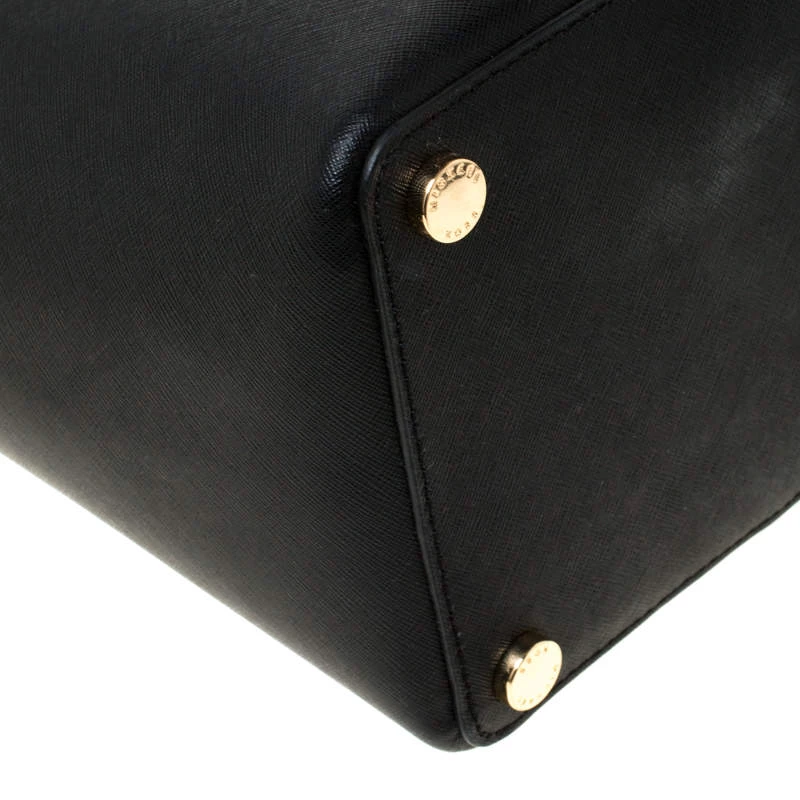 Michael Kors Black Leather Sady Tote For Women - Image 12