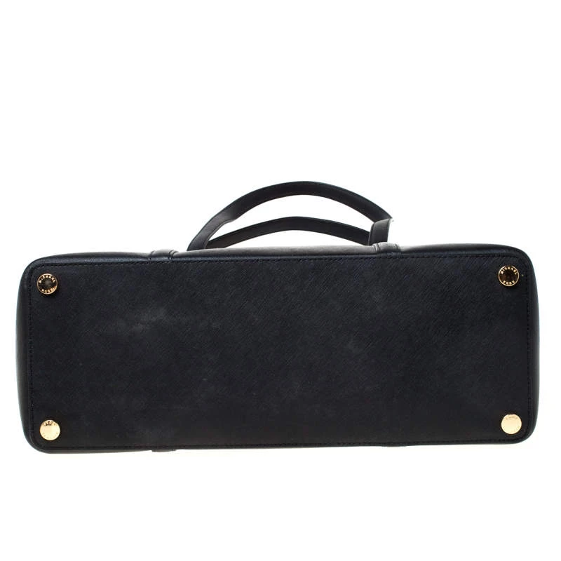 Michael Kors Black Leather Sady Tote For Women - Image 6