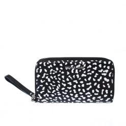 Michael Kors Leopard Print Leather Smartphone Wristlet For Women