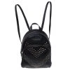 Michael Kors Black Leather Studded Abbey Backpack For Women