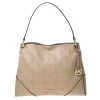 Michael Kors Nude Leather Nicole Shoulder Bag For Women