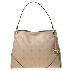 Michael Kors Nude Leather Nicole Shoulder Bag For Women