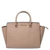 Michael Kors Beige Saffiano Leather Large Selma Tote For Women