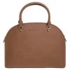 Michael Kors Brown Saffiano Leather Large Emmy Dome Satchel For Women