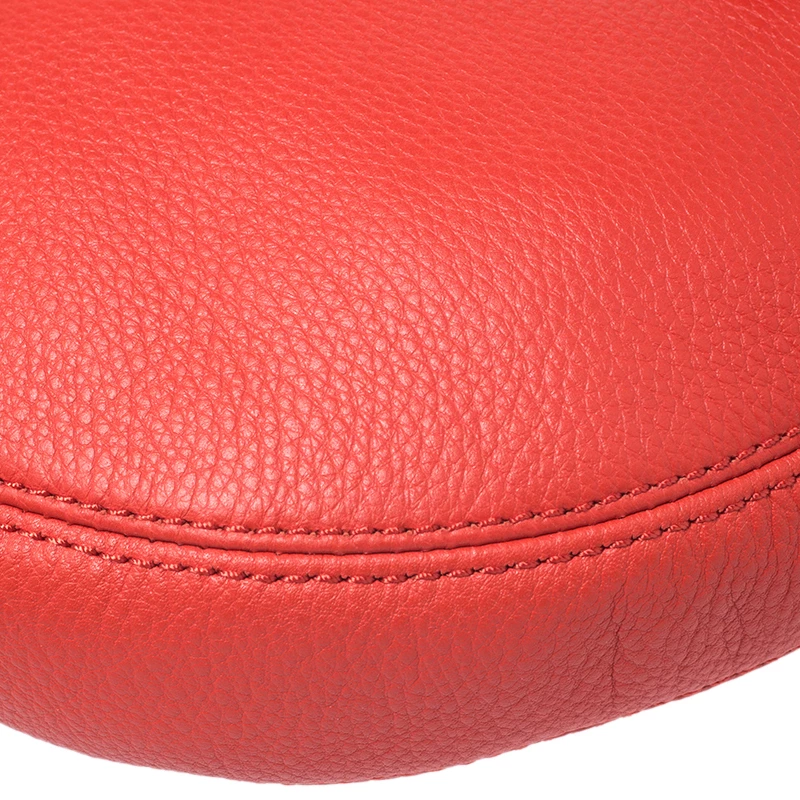 Michael Kors Orange Leather Croossbody Bag For Women - Image 10