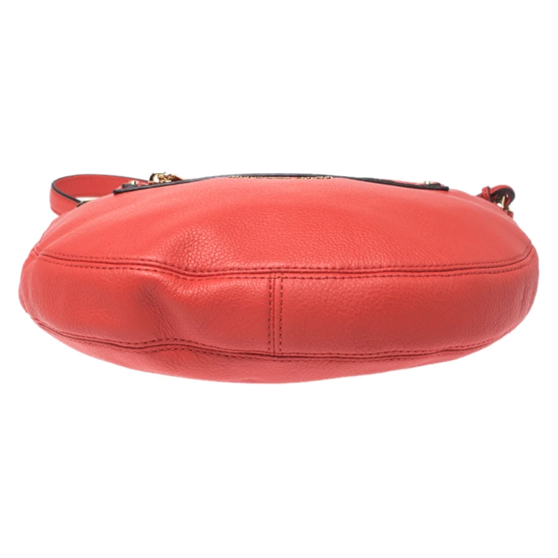 Michael Kors Orange Leather Croossbody Bag For Women - Image 6