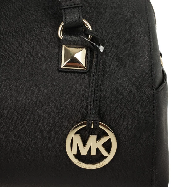 Michael Kors Black Medium Saffiano Leather Tote For Women - Image 6