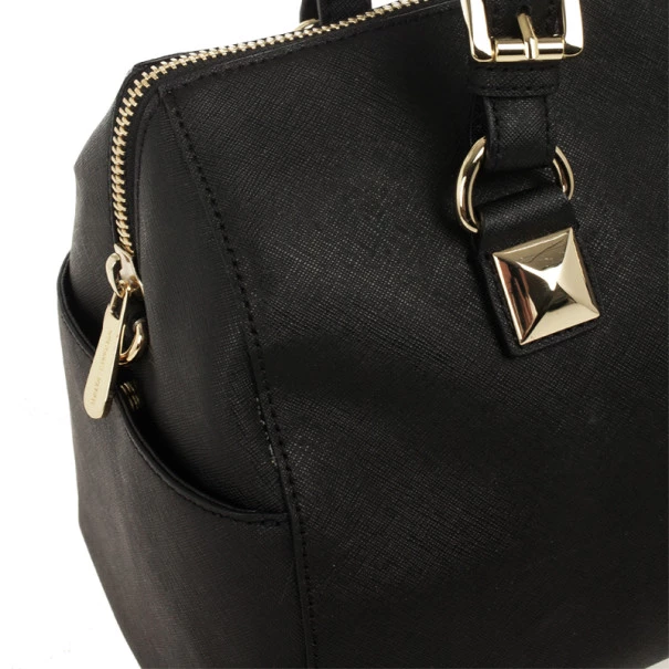 Michael Kors Black Medium Saffiano Leather Tote For Women - Image 9