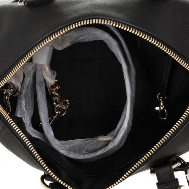 Michael Kors Black Medium Saffiano Leather Tote For Women - Image 12