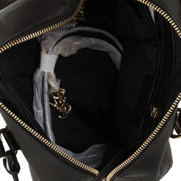 Michael Kors Black Medium Saffiano Leather Tote For Women - Image 13