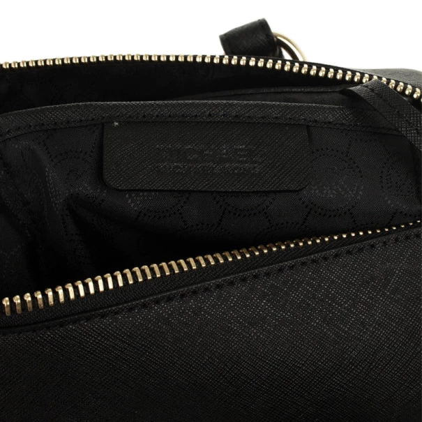 Michael Kors Black Medium Saffiano Leather Tote For Women - Image 14