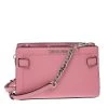 Michael Kors Pink Leather Rayne Crossbody Bag For Women