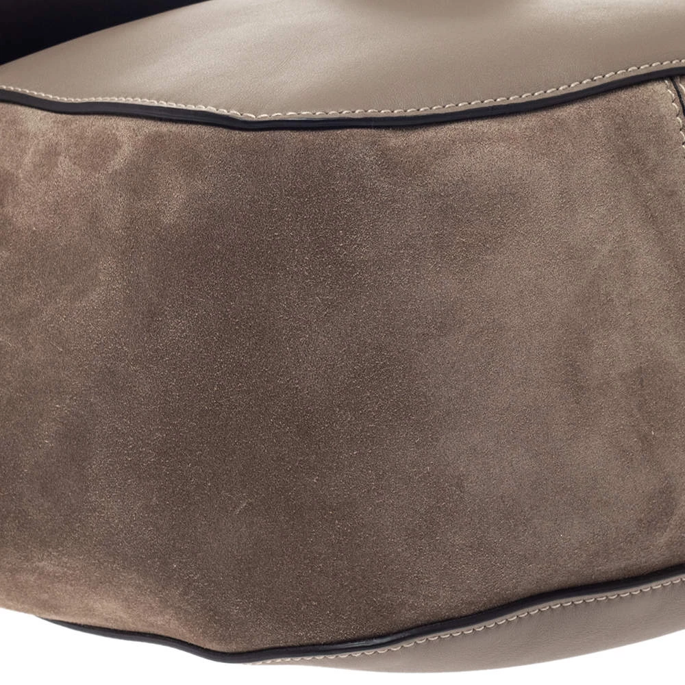 Michael Kors Taupe Leather And Nubuck Josie Hobo For Women - Image 10