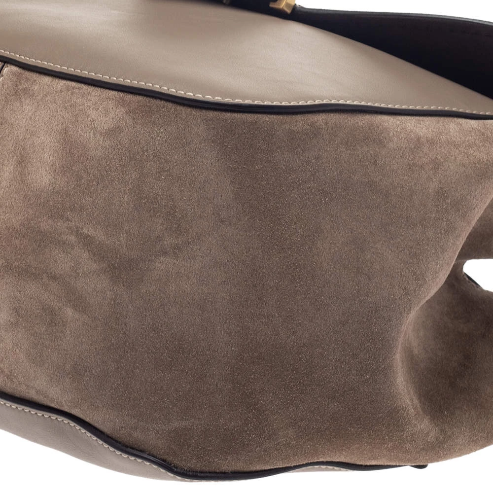 Michael Kors Taupe Leather And Nubuck Josie Hobo For Women - Image 11