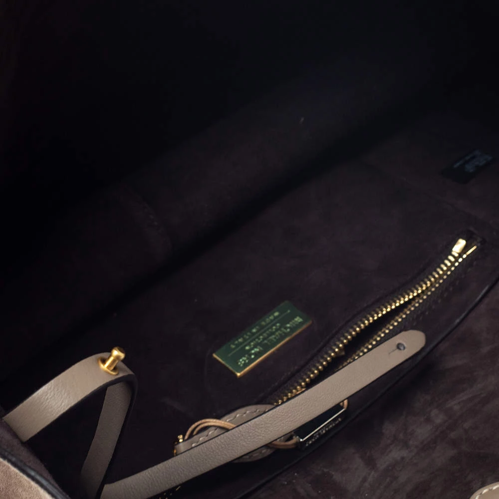 Michael Kors Taupe Leather And Nubuck Josie Hobo For Women - Image 7