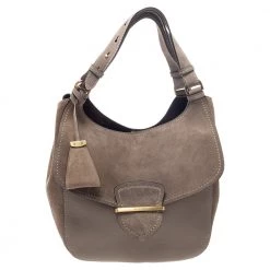 Michael Kors Taupe Leather And Nubuck Josie Hobo For Women
