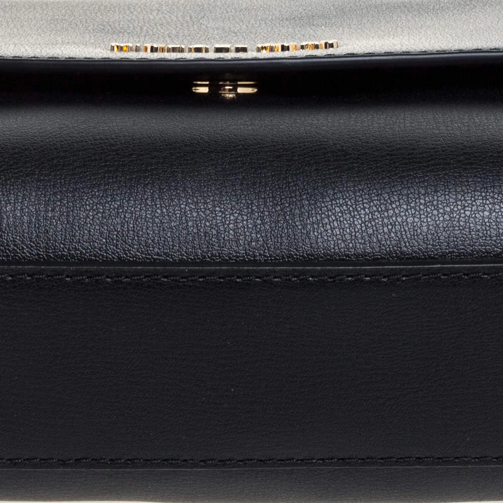 Michael Kors Black Leather Medium Ellis Crossbody Bag For Women - Image 6