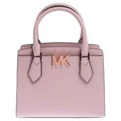 Michael Kors Blush Pink Leather Medium Mott Tote For Women