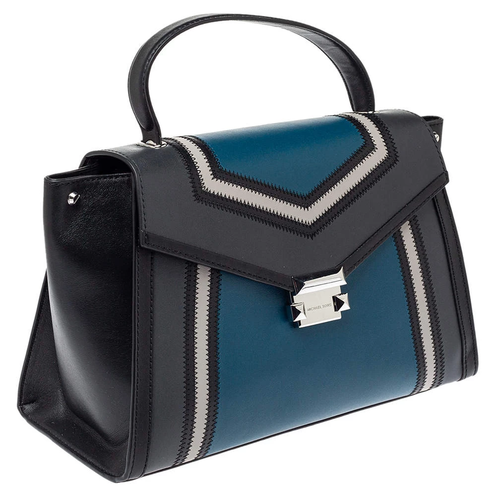Michael Kors Tri Color Leather Whitney Top Handle Bag For Women - Image 3